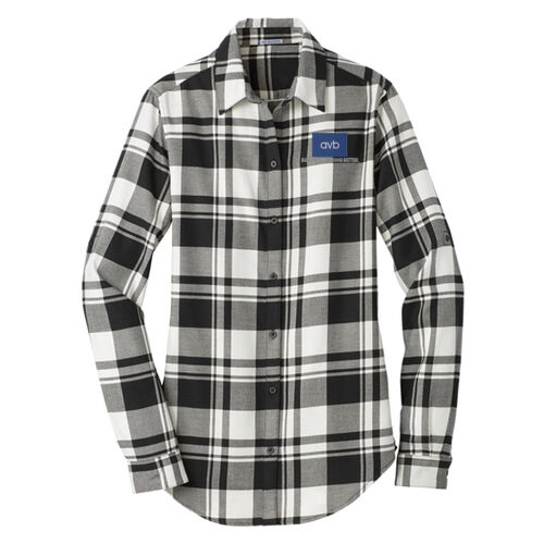 Port Authority® Women's Plaid Flannel Tunic Thumbnail