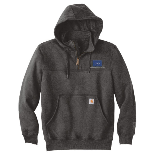 Carhartt® Rain Defender® Paxton Heavyweight Hooded Zip Mock Sweatshirt Thumbnail
