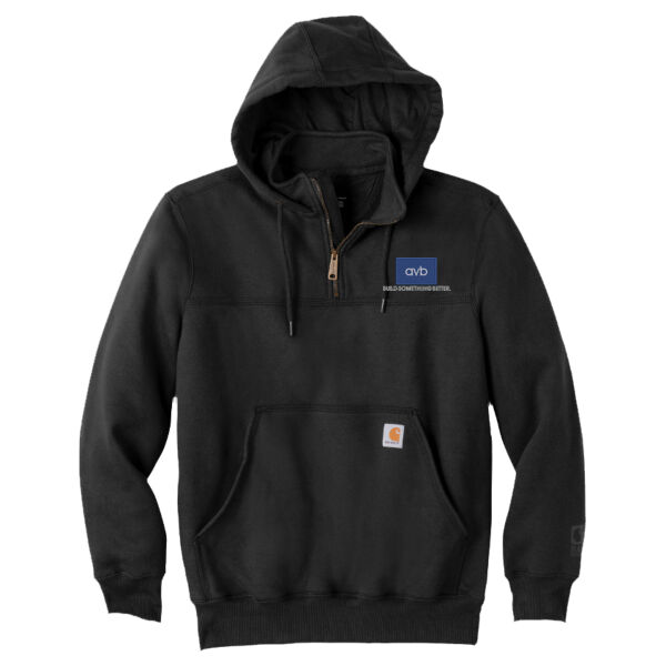 Carhartt ® Rain Defender ® Paxton Heavyweight Hooded Zip Mock Sweatshirt Thumbnail