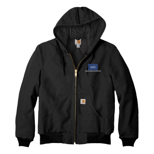Carhartt Tall Quilted Flannel Lined Duck Active Jac Thumbnail