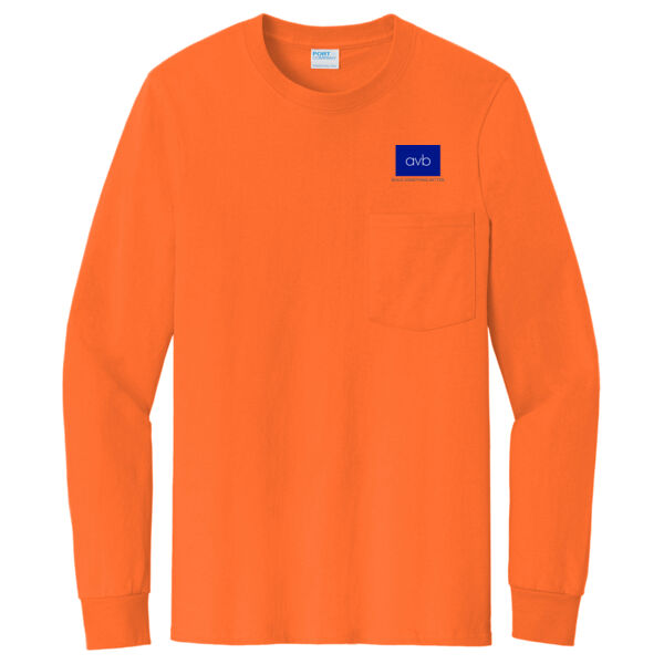 Safety - Long Sleeve Essential Pocket Tee - Left Chest Thumbnail