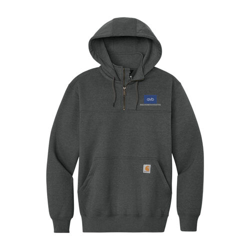 Carhartt® Tall Rain Defender® Paxton Heavyweight Hooded Zip Mock Sweatshirt Thumbnail