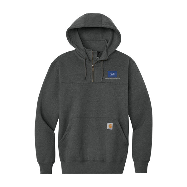 Carhartt® Tall Rain Defender® Paxton Heavyweight Hooded Zip Mock Sweatshirt Thumbnail